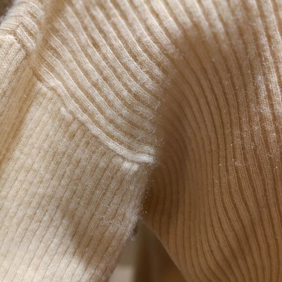 J.Crew 100% Ribbed Cashmere Sweater L Cabincore Soft Surrounding Nostalgic - Picture 14 of 16